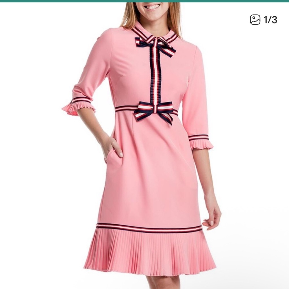 Gracia Stripe Dated Point Dress